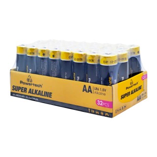 Powertech PT-1401 Αλκαλικές Μπαταρίες Super Alkaline AA 1.5V 32τμχ Powertech PT-1401 Αλκαλικές Μπαταρίες Super Alkaline AA 1.5V 32τμχ
