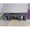 HOME USE HUH-0271 Βάση Λευκών Συσκευών με ρόδες, Ρυθμιζόμενη 42-68cm έως 400kg Γκρι