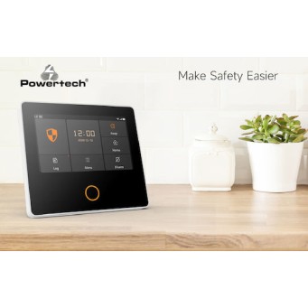 POWERTECH PT-1125 Ασύρματο Σύστημα Συναγερμού , αφής, Wi-Fi, 2G, TUYA