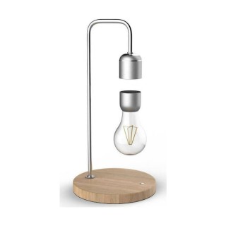 Allocacoc Levitating Table Lamp Επιτραπέζιο Φωτιστικό με Αιωρούμενη Λάμπα - Silver