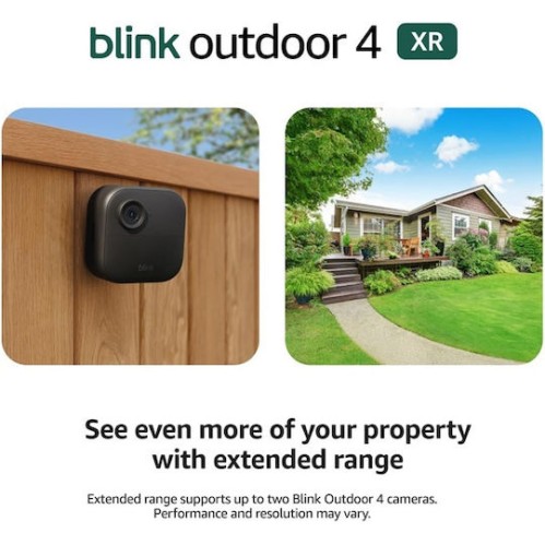 Blink Outdoor Security Camera System HD 1080p Black 4 Καμερών