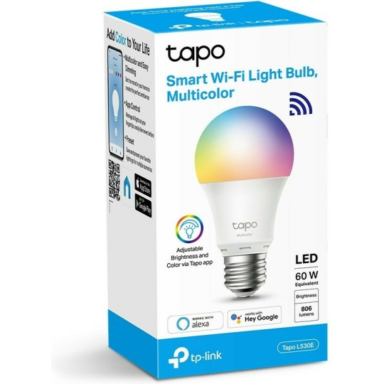 TP-LINK Tapo L530E v3 Smart Wi-Fi Light Bulb Multicolor