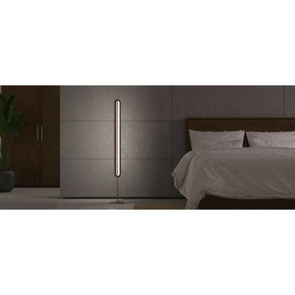 Allocacoc LightPillar Dimmable Standing - Επιδαπέδια Λάμπα με Ρύθμιση Φωτεινότητας Αφής & Τηλεχειρισμό Γκρί