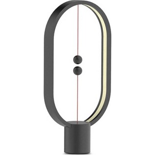 Allocacoc Heng Balance Type-C Plastic Lamp Ellipse - Mystery Black (DH0075BK/HBLEUC)