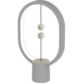 Allocacoc HENG Balance Lamp Ellipse Plastic Mini Light Grey (DH0098LG/HBLEMN)