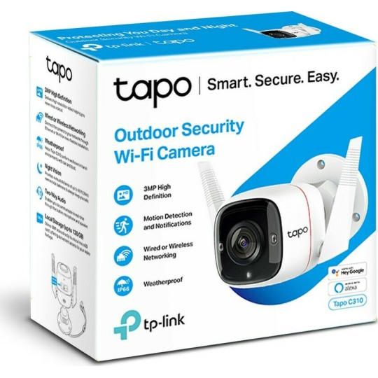 TP-LINK Tapo C310 V2.20 IP Security Camera Wi-Fi Full HD+ Αδιάβροχη, Αμφίδρομη Επικοινωνία