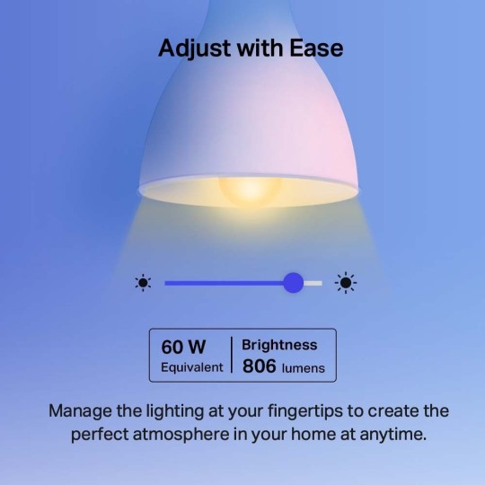 Smart Wi-Fi Light Bulb TP-Link Tapo L530E E27 8.7W Dimable Multicolor (4-Pack)