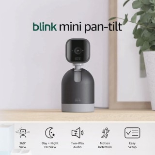 Blink Mini Pan-Tilt IP Camera 1080p Black