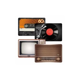 Retro Placemats – Ρετρό Σουπλά – Σετ 4 Τεμαχίων  (03777) Retro Placemats – Ρετρό Σουπλά – Σετ 4 Τεμαχίων  (03777)