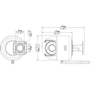 Uniarch 3MP Uho-P1A-M3F4D IP Camera Wi-Fi