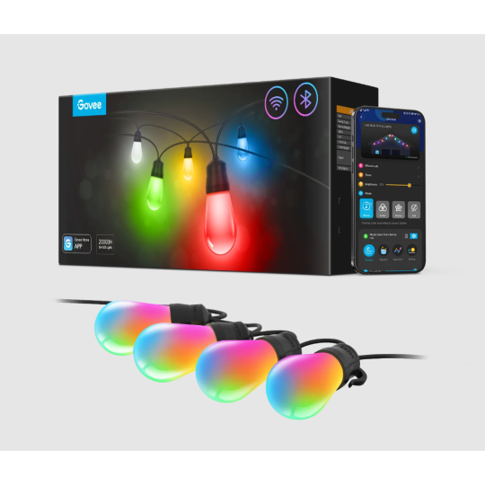 Govee RGBIC S14 Bulb String Lights