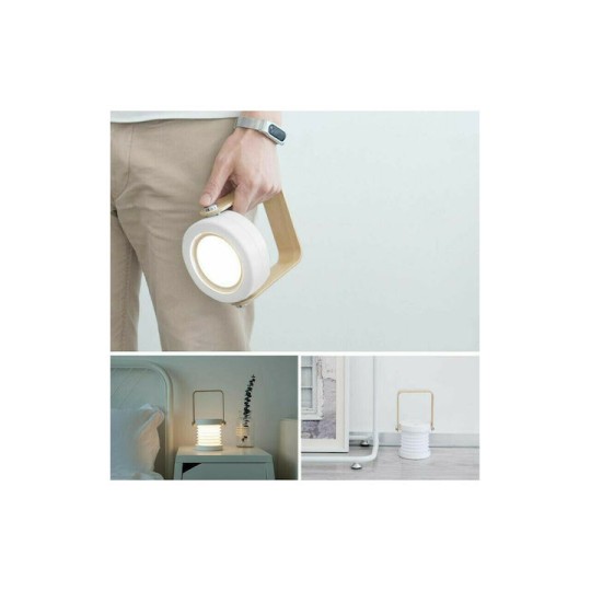 Allocacoc LanternLamp Διακοσμητικό Φωτιστικό Φαναράκι LED Μπαταρίας Λευκό