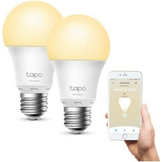 TP-LINK Tapo L510E Smart LED Bulbs 8.7W for Socket E27 Warm White 806lm Dimmable v1 2pcs
