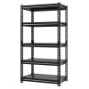 HOME USE HUH-0248 Μεταλλική Ραφιέρα με 5 Ράφια, 90x40x183cm, Μαύρη