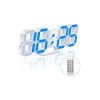 EDUP EH-LED1319 3D LED Wall Clock 9.5 Remote Control Digital Nightlight EDUP EH-LED1319 3D LED Wall Clock 9.5 Remote Control Digital Nightlight
