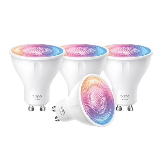 TP-LINK Smart Bulbs Tapo L630 v1.2 LED 3.7W for Socket GU10 RGB 350lm Dimmable 4pcs
