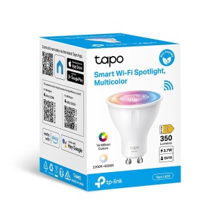 TP-LINK Smart Bulb Tapo L630 v1 LED 3.7W for Socket GU10 RGB 350lm Dimmable