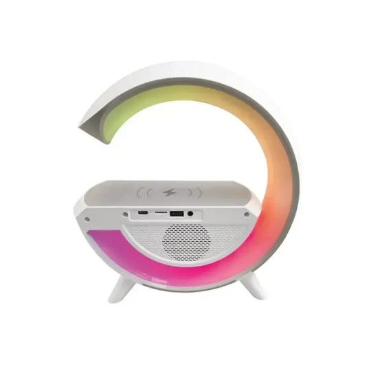 The Source Light Up Wireless Alarm Clock Speaker