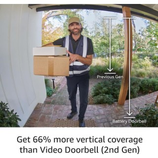 Ring Battery Video Doorbell Satin Nickel