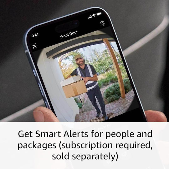 Ring Battery Video Doorbell Satin Nickel