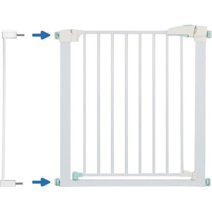 C-TECH HUH-0119 προέκταση προστατευτικής πόρτας μεταλλική 7cm λευκή 