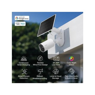 Tp-Link Tapo v2.0 C410 Kit Smart Wire-Free Security Camera and Solar Panel