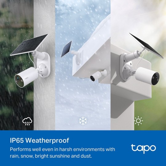 Tp-Link Tapo v2.0 C410 Kit Smart Wire-Free Security Camera and Solar Panel