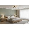 Powertech HLL-0113 LED Φωτιστικό Οροφής 18W 4000K 26x26x12cm Μαύρο