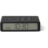 Lexon Flip Classic Επιτραπέζιο Ψηφιακό Ρολόι LCD Πλαστικό με Ξυπνητήρι Μαύρο