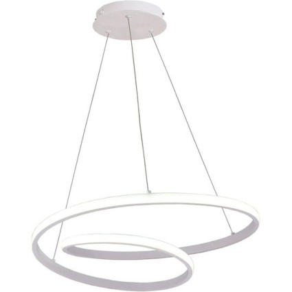 POWERTECH HLL-0153 LED Φωτιστικό Οροφής , 25W, 4000K, Φ40cm, 1m, Λευκό