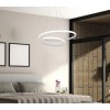 POWERTECH HLL-0153 LED Φωτιστικό Οροφής , 25W, 4000K, Φ40cm, 1m, Λευκό