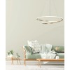 POWERTECH HLL-0155 LED Φωτιστικό Οροφής , 25W, 4000K, Φ40cm, 1m, Χρυσό