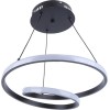 POWERTECH HLL-0154 LED Φωτιστικό Οροφής , 25W, 4000K, Φ40cm, 1m, Μαύρο