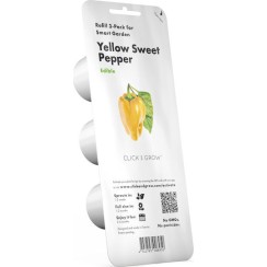 Click & Grow Σπόροι για Γλυκιά Κίτρινη Πιπεριά σετ 3 τεμ. Click & Grow Σπόροι για Γλυκιά Κίτρινη Πιπεριά σετ 3 τεμ.