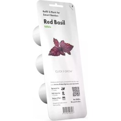 Click & Grow Plant Pod 3 Pack for Smart Garden Red Basil
