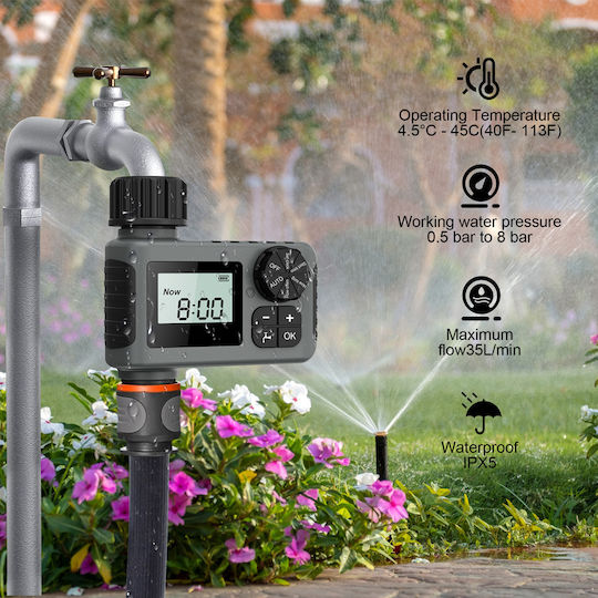 INHOCON SGW05 Ψηφιακός Προγραμματιστής Ποτίσματος IP55