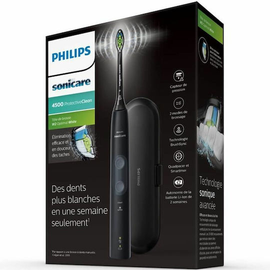  Philips Sonicare ProtectiveClean Toothbrush 4500 HX6830/53 DiamondClean Black