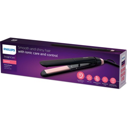 Philips Πρέσα Μαλλιών με Κεραμικές Πλάκες StraightCare Essential BHS378/00