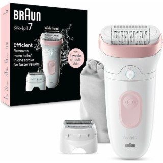 Braun Silk-epil 7 7-030 epilator White/Flamingo Pink