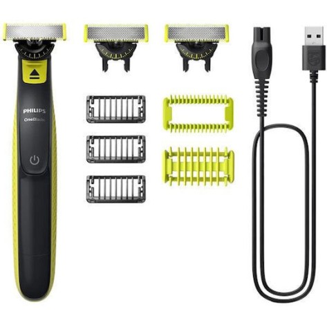 Philips Oneblade QP2824/31 Ξυριστική Μηχανή Προσώπου Επαναφορτιζόμενη Philips Oneblade QP2824/31 Ξυριστική Μηχανή Προσώπου Επαναφορτιζόμενη