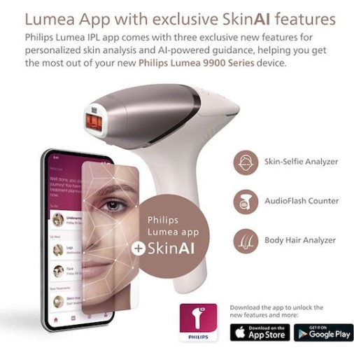 Philips Lumea Series Αποτριχωτική Μηχανή Epilator για Πρόσωπο, Σώμα & Μπικίνι BRI951/00