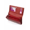 HENGHUANG LBAG-0008 Γυναικείο Πορτοφόλι Δερμάτινο Κόκκινο