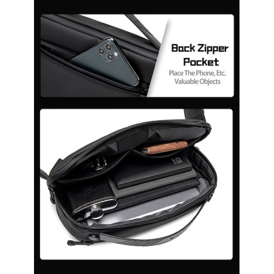 ARCTIC HUNTER Y00020 Τσάντα Μέσης , 2L, Μαύρη ARCTIC HUNTER Y00020 Τσάντα Μέσης , 2L, Μαύρη