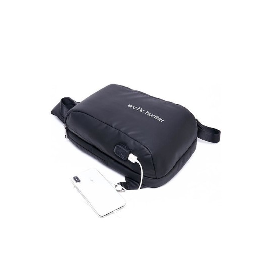 ARCTIC HUNTER XB-00081 Τσάντα Crossbody , USB, 6L, Μαύρη ARCTIC HUNTER XB-00081 Τσάντα Crossbody , USB, 6L, Μαύρη