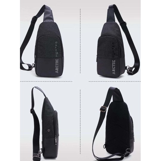 ARCTIC HUNTER XB0058 Τσάντα Crossbody, 5L, Μαύρη ARCTIC HUNTER XB0058 Τσάντα Crossbody, 5L, Μαύρη