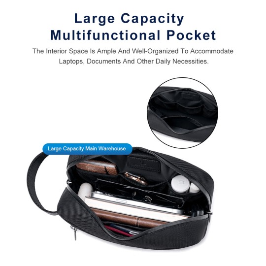 ARCTIC HUNTER K00691 Τσάντα Χειρός , 2.7L, Μαύρη