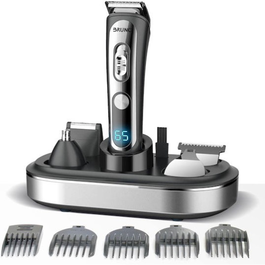 Bruno Σετ Κουρευτικής Μηχανής Μαύρο BRN-0221