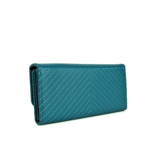 ROXXANI LBAG-0017 Μεγάλο Γυναικείο Πορτοφόλι Μπλε