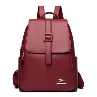 Balidaishu LBAG-0010 Γυναικεία Τσάντα Πλάτης Μπορντό