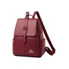 Balidaishu LBAG-0010 Γυναικεία Τσάντα Πλάτης Μπορντό